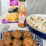 Peri Peri Meatballs & Broccoli Slaw Pasta Salad