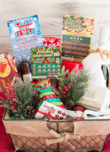 Food Lovers Gift Basket with NJ Lottery