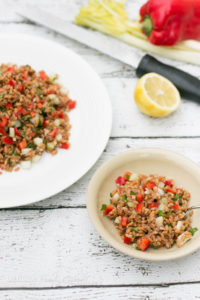 Farro Salad with a Lemon Dijon Dressing