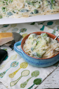 Broccoli Fettuccine Alfredo