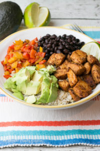 30 Minute Skinny Chicken Burrito Bowl