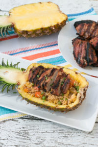 Grilled Pork with Pineapple Fried Rice