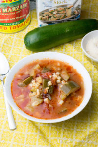 Italian Zucchini & Tomato Soup