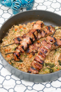 Easy Grilled Asian Pork Kebab