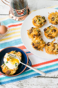 Sausage Hash Brown Nests