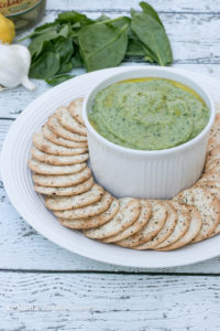 Spinach Artichoke White Bean Dip
