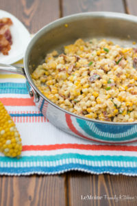 Creamy Skillet Corn with Bacon