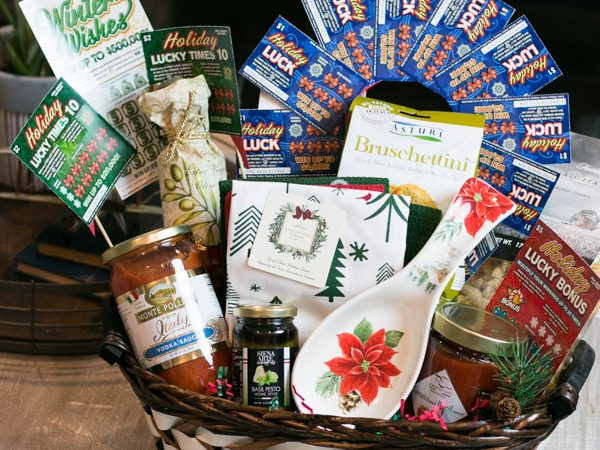Pasta Lovers Gift Basket With NJ Lottery