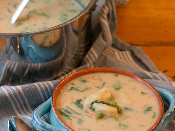 Creamy Vegetable & Gnocchi Soup